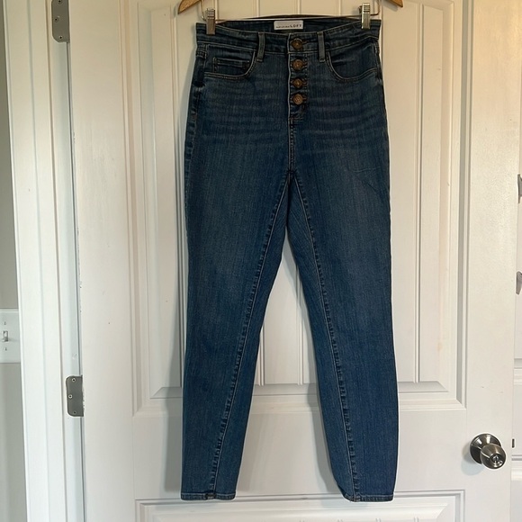 LOFT Curvy High Waist Skinny Jeans Size 4 or 27 - Picture 1 of 6